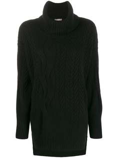 N.Peal Mutli Cable Oversize Cashmere Sweater