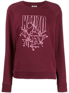 Kenzo logo embroidered sweatshirt