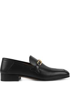 Gucci лоферы с логотипом Interlocking G