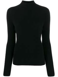 N.Peal Rib Funnel Neck Cashmere Sweater