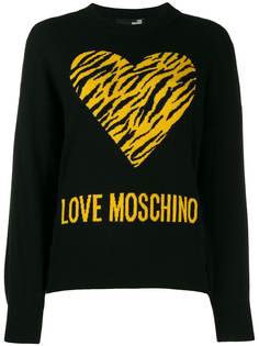 Love Moschino трикотажный джемпер Love