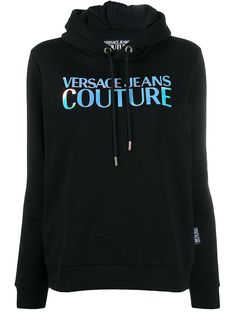 Versace Jeans Couture printed logo hoodie