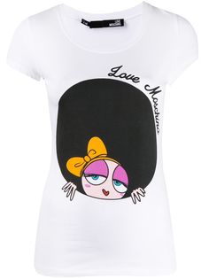 Love Moschino футболка с принтом