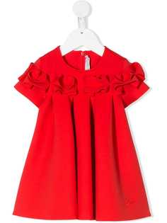 Baby Dior расклешенное платье с оборками