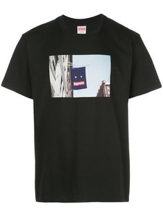 Supreme футболка Banner с графичным принтом