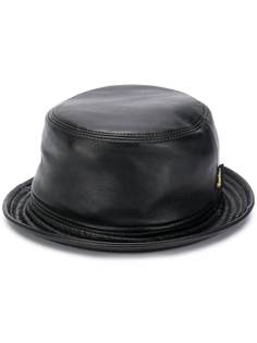 Borsalino панама с логотипом и декоративной строчкой