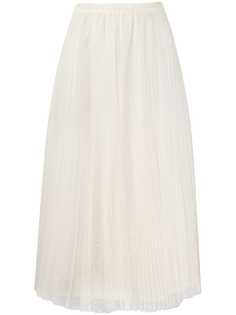 Red Valentino юбка миди Point dEspirit из тюля
