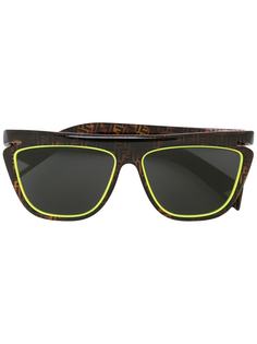 Fendi Eyewear солнцезащитные очки в квадратной оправе черепаховой расцветки