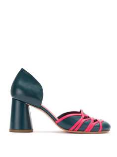 Sarah Chofakian туфли-лодочки на наборном каблуке