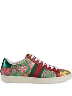 Gucci кроссовки с принтом Flora