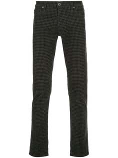 AG Jeans Tellis houndstooth slim-fit trousers