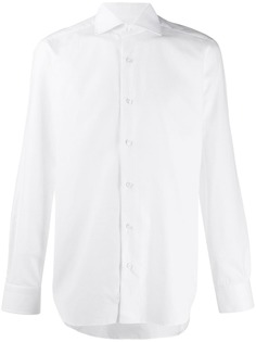 Barba pointed collar relaxed-fit shirt