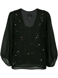 Cynthia Rowley декорированный топ Inverness
