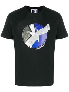 Les Hommes Urban LES HOMMES URBAN UHT216700P 9000 BLACK Natural (Vegetable)->Cotton