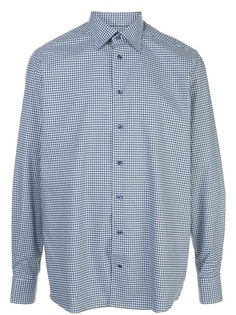 Eton check-print shirt