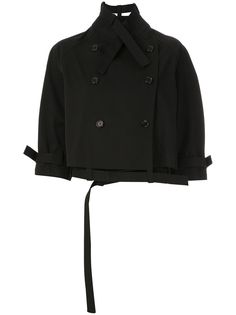 Gloria Coelho double breasted cropped coat