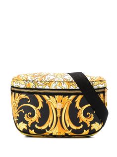 Versace поясная сумка с принтом Barocco