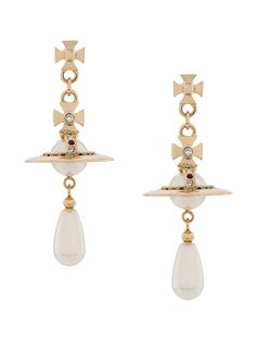 Vivienne Westwood серьги-подвески Orb
