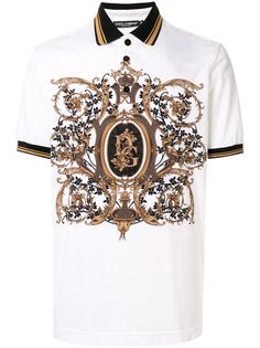 Dolce & Gabbana рубашка-поло с логотипом