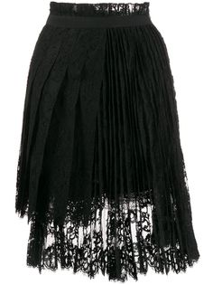 Ermanno Scervino плиссированная юбка с кружевом