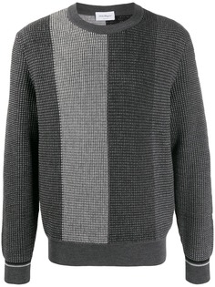 Salvatore Ferragamo panelled crew-neck jumper