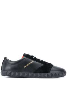 Emporio Armani кроссовки с заклепками