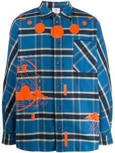 LI-NING Check And Print Winter Shirt