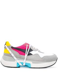 Diadora colour blocked low top sneakers