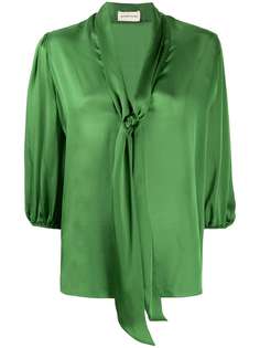 Alexandre Vauthier relaxed cropped sleeve blouse