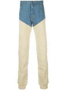 Telfar panelled straight-leg jeans