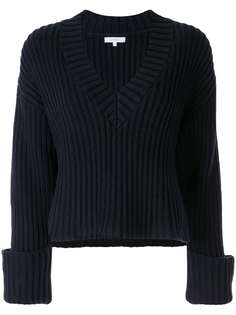 Venroy v-neck ribbed jumper