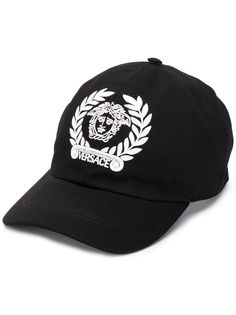 Versace бейсболка с вышивкой Medusa
