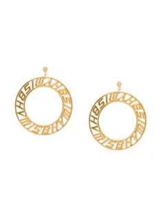 Misbhv LOGO CIRCLE EARRINGS