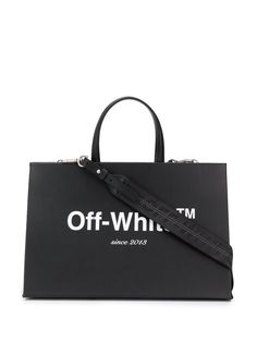 Off-White каркасная сумка с логотипом