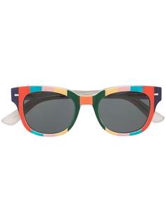 Linda Farrow striped sunglasses