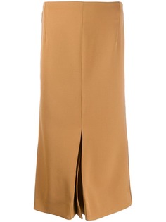 Victoria Beckham юбка миди со складками