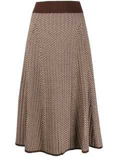 Polo Ralph Lauren трикотажная юбка с узором в елочку