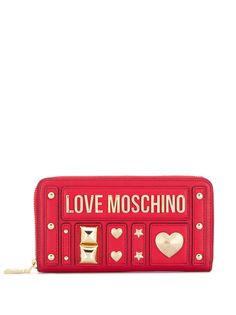 Love Moschino кошелек с заклепками