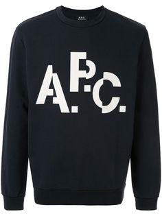 A.P.C. Décalé logo print sweatshirt