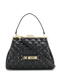 Love Moschino стеганая сумка-тоут