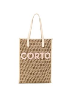 Corto Moltedo сумка-шопер со сплошным принтом логотипа