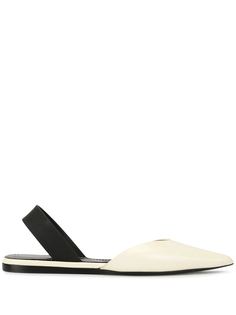 Proenza Schouler мюли с ремешком на пятке и заостренным носком