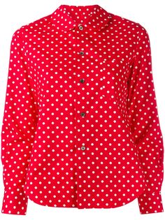 Comme Des Garçons Girl рубашка в горох