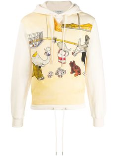 LANVIN Babar The Elephant print hoodie