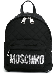 Moschino стеганый рюкзак
