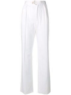 Yves Saint Laurent Pre-Owned прямые брюки 1980-х годов