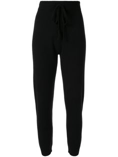 Venroy cashmere knitted track pants