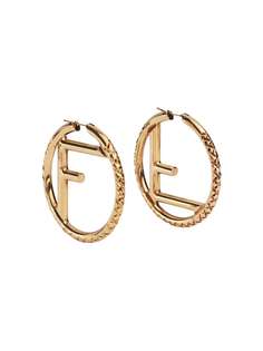 Fendi крупные серьги F is Fendi