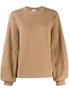 Ganni balloon sleeve sweatshirt