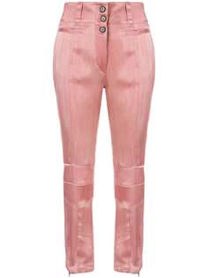Ann Demeulemeester Pink RNY SATIN STRAIGHT LEG PANT